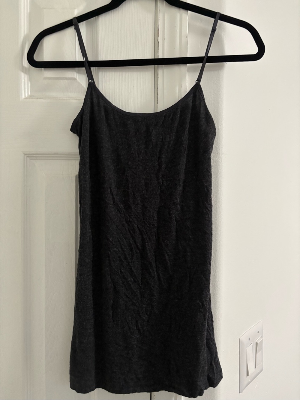 Basic Black Slip Tank Dress
